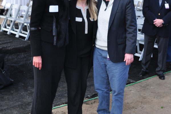 From left to right: Donor Stacie Mathewson, Mayor Hilary Schieve and HOPES CEO Sharon Chamberlain.