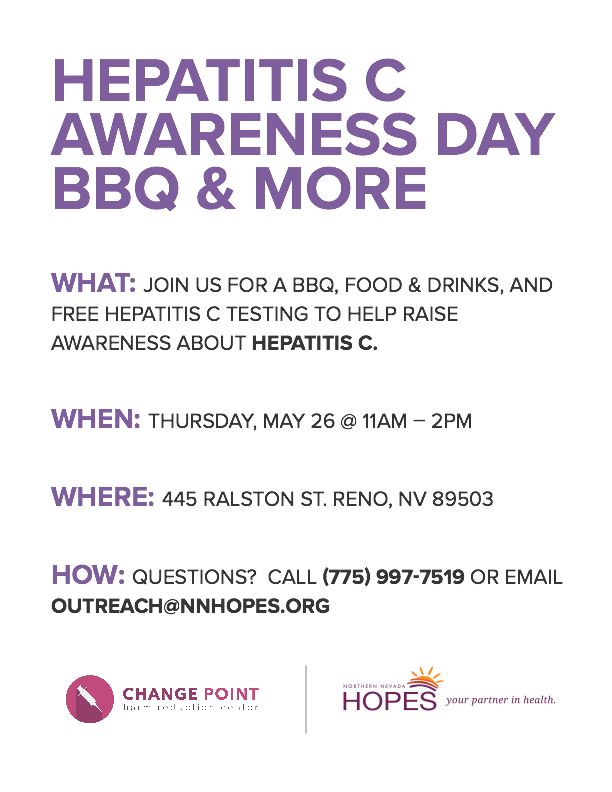 Hep C Testing BBQ on May 26