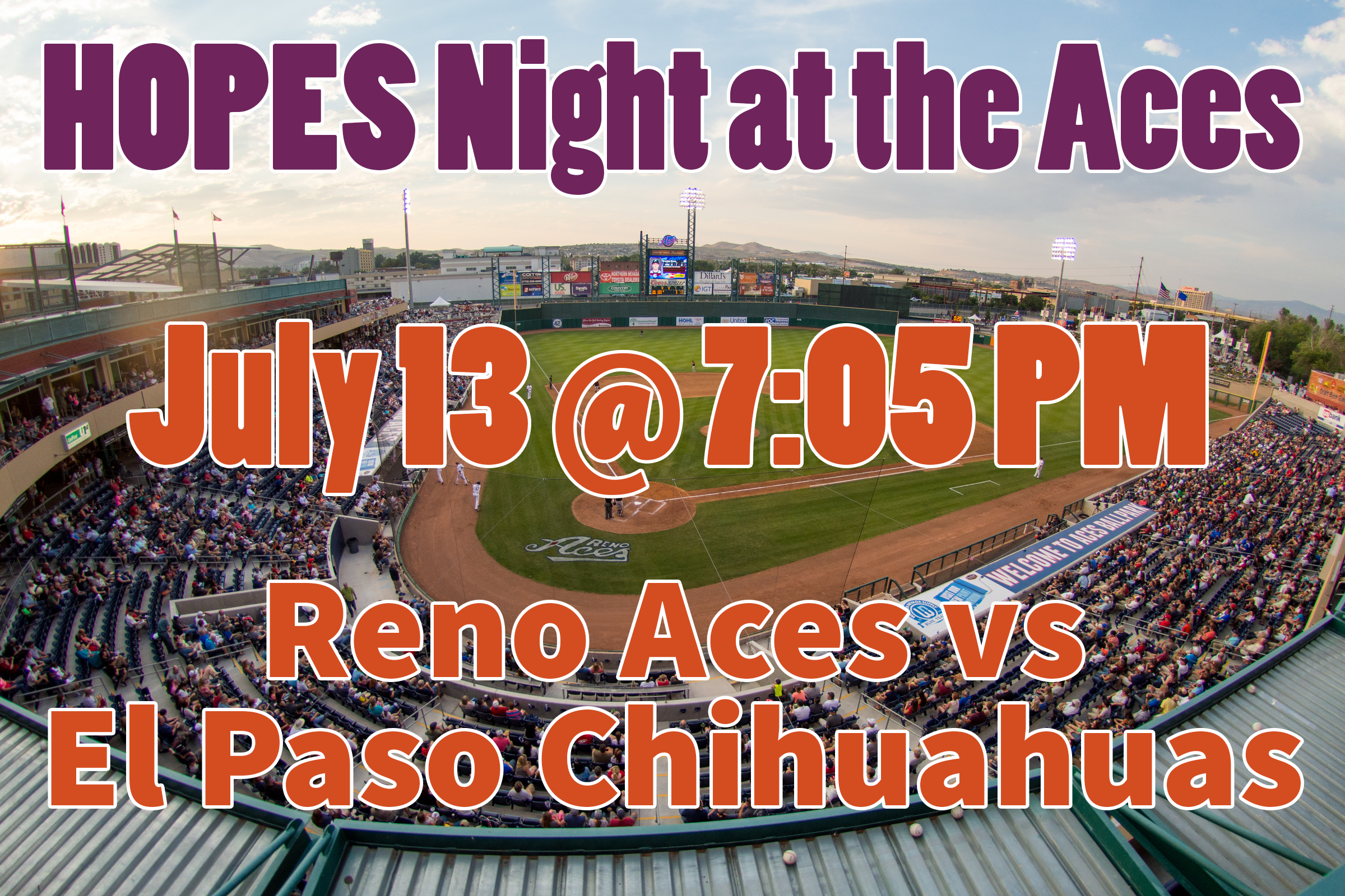 Join HOPES for a night of baseball: July 13