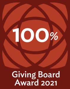 100% Giving Board Award 2021